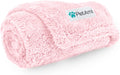 Fluffy Sherpa Waterproof Dog Blanket for Small Pet Cat, 24X32 Pink