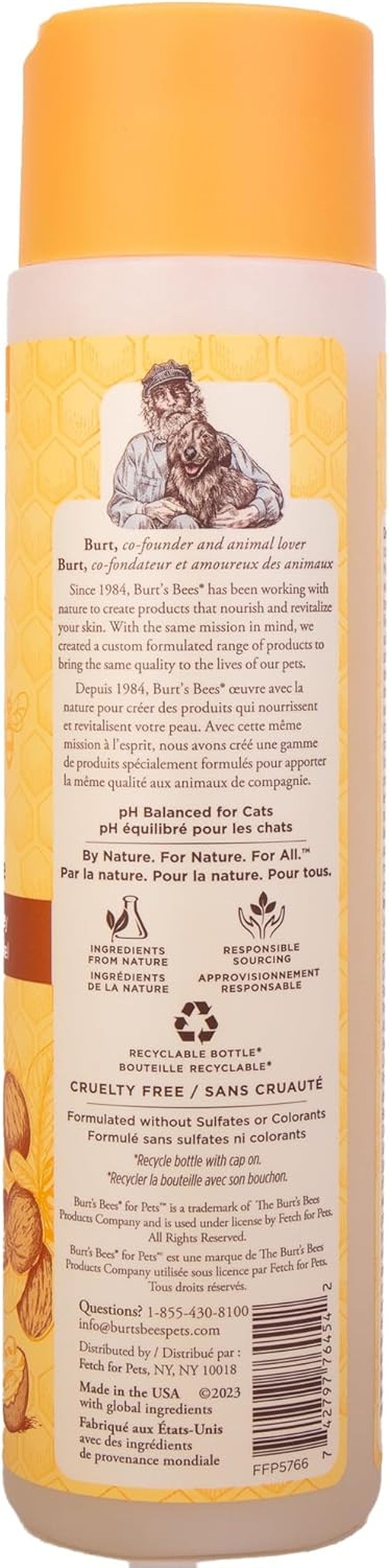 Hypoallergenic Cat Shampoo, Unscented, 10 Fl Oz, 2-Pk